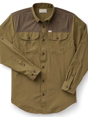 Men’s Filson Sportman Long-Sleeve Shirt (Olive/Root) - M